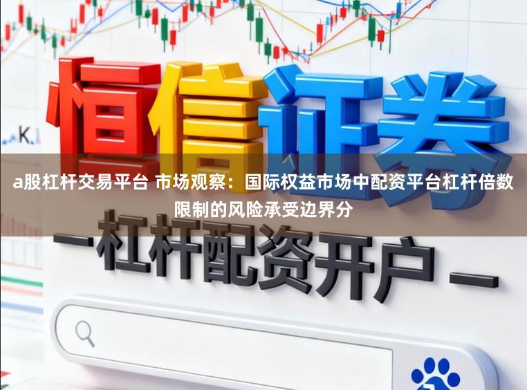 a股杠杆交易平台 市场观察：国际权益市场中配资平台杠杆倍数限制的风险承受边界分
