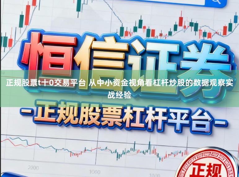 正规股票t十0交易平台 从中小资金视角看杠杆炒股的数据观察实战经验