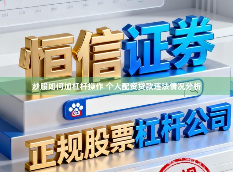 炒股如何加杠杆操作 个人配资贷款违法情况分析